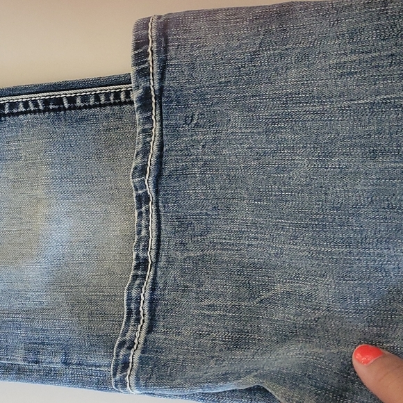 Grace Medium Wash Jeans embroidery Bling Pockets - Picture 14 of 14